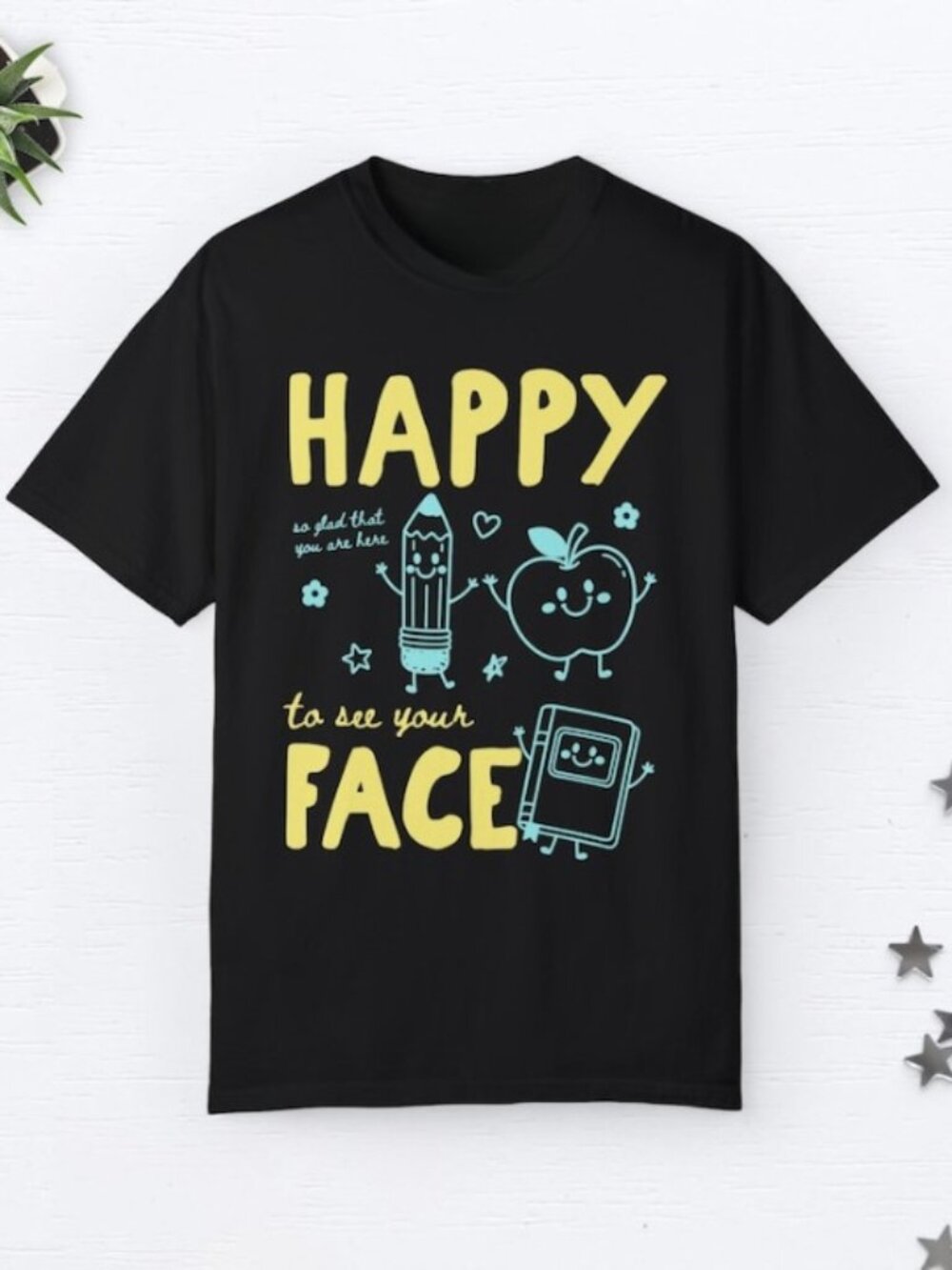 Teacher Back To School Shirt Happy To See Your Face Teacher Shirt